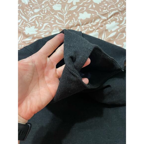 MM LaFleur Lydia Dress Mini Fitted Sleeveless Knit Gray Twist Strap Stretch 8 - Picture 9 of 13